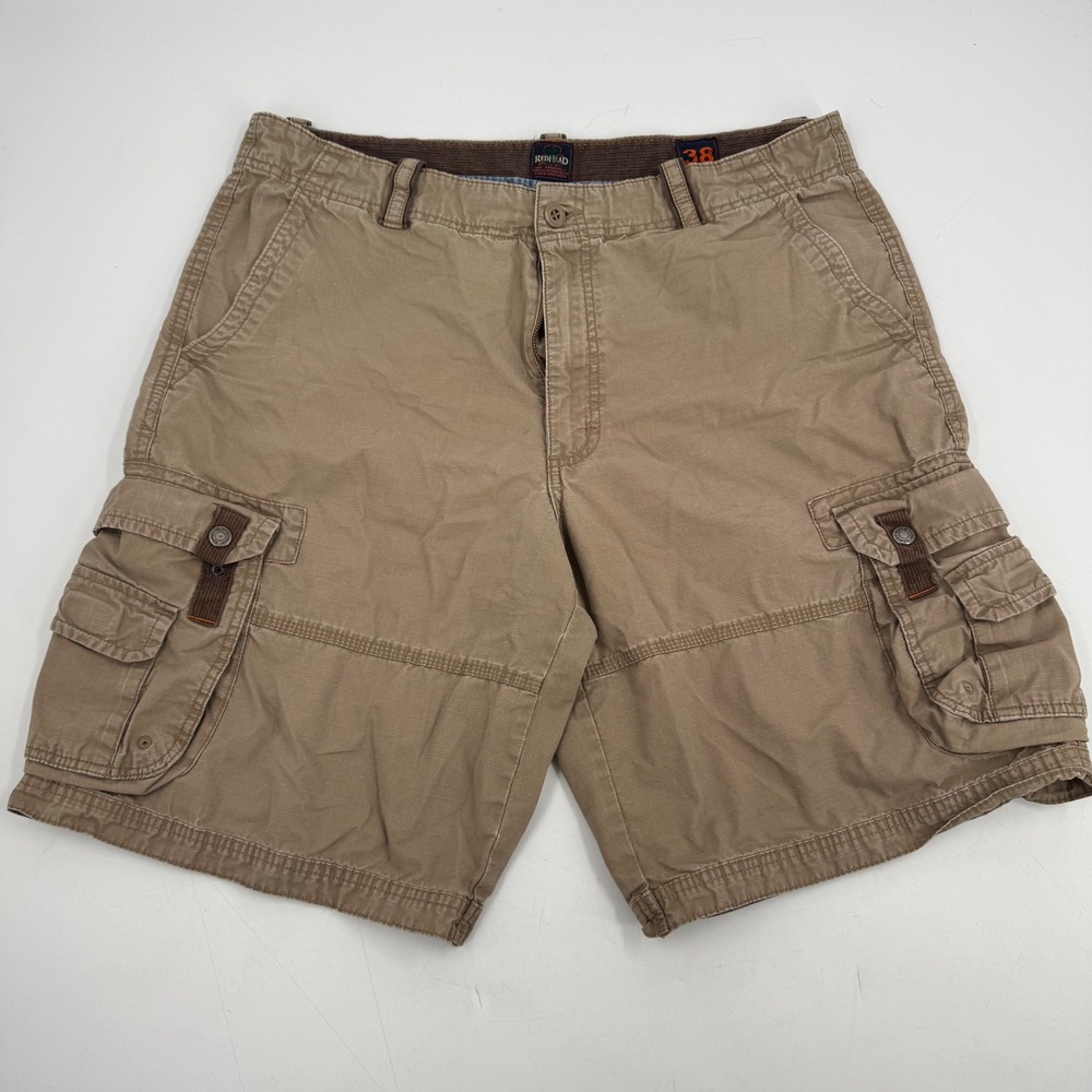 RedHead Mens Size 38 Cargo Shorts Outdoor Casual Khaki‎ Relaxed Fit
